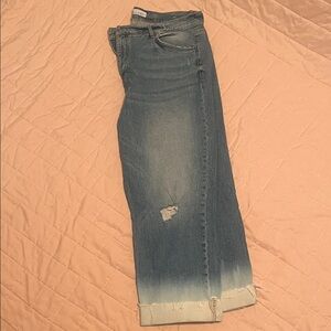 LOFT Denim High Waist Ankle Jeans